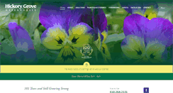 Desktop Screenshot of hickorygrovegreenhouses.com